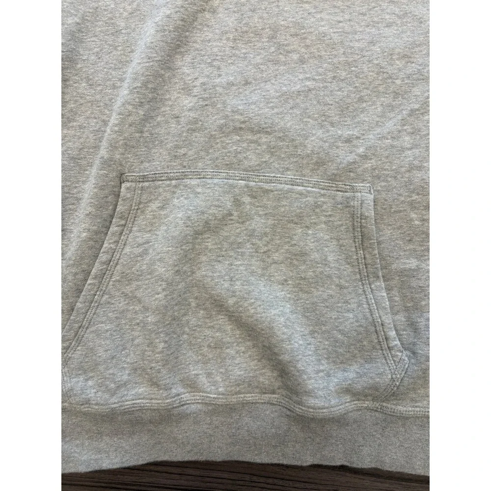 Nike Hoodie men's Large Gray Pullover Sweatshirt Swoosh‎ Fleece
